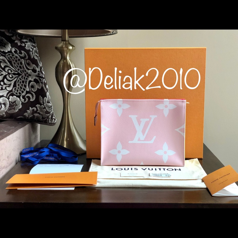 SOLD! Louis Vuitton Toiletry Giant Monogram Rouge